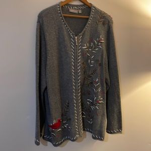 Croft and barrow zip sweater